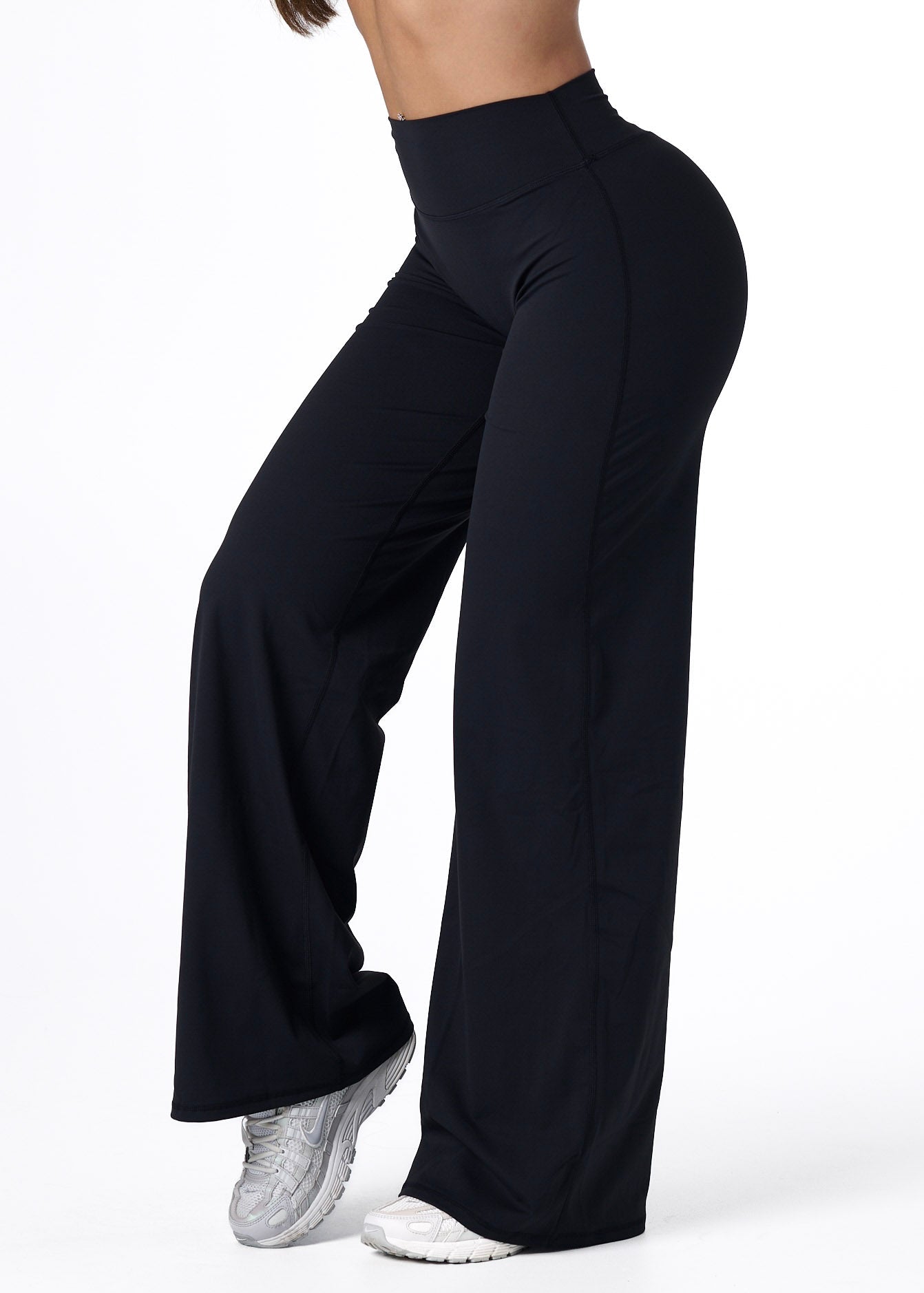 SS STRAIGHT LEG LEGGINGS - BLACK