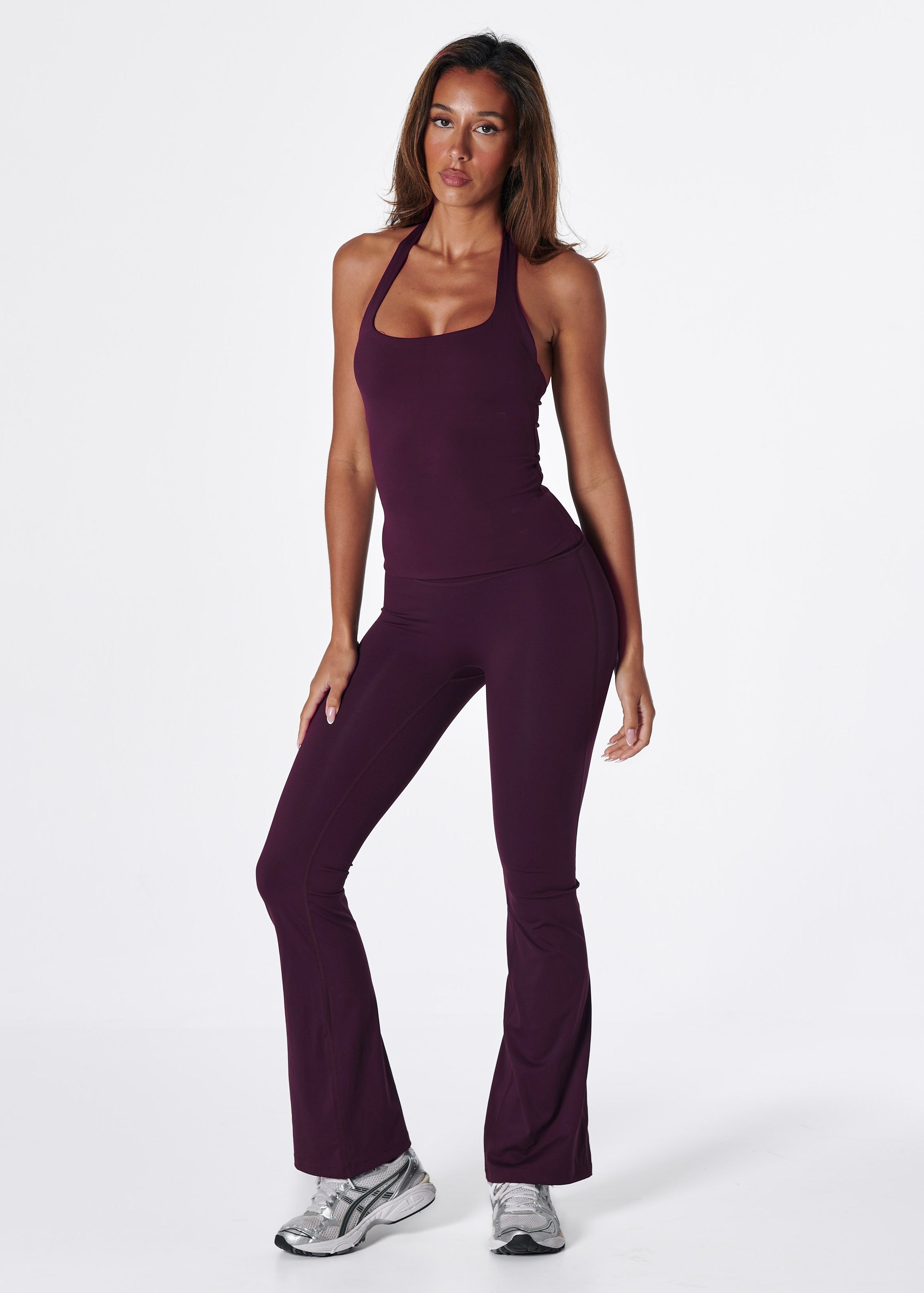 SS HALTER TANK - PLUM