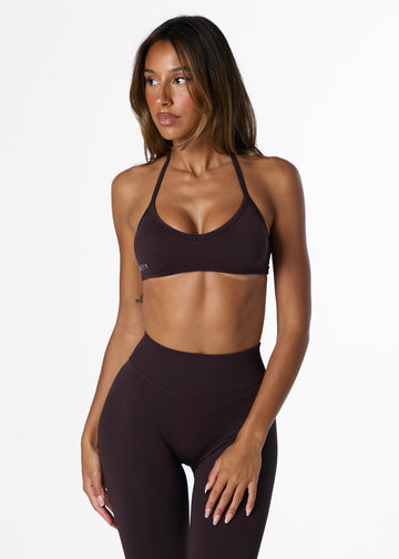 SCULPT V BRALETTE - ESPRESSO