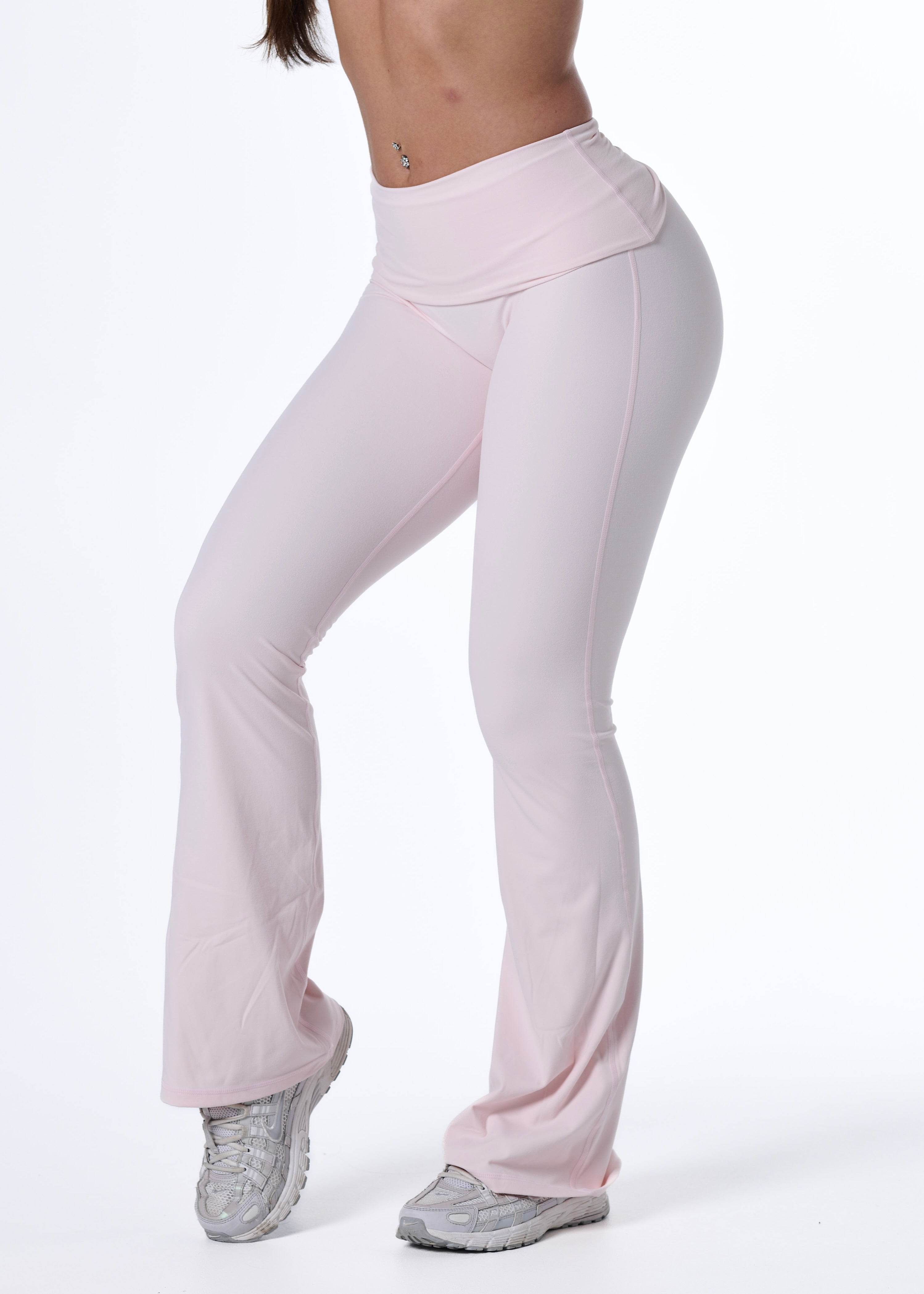 FORM FOLD OVER FLARES - STRAWBERRY MILK