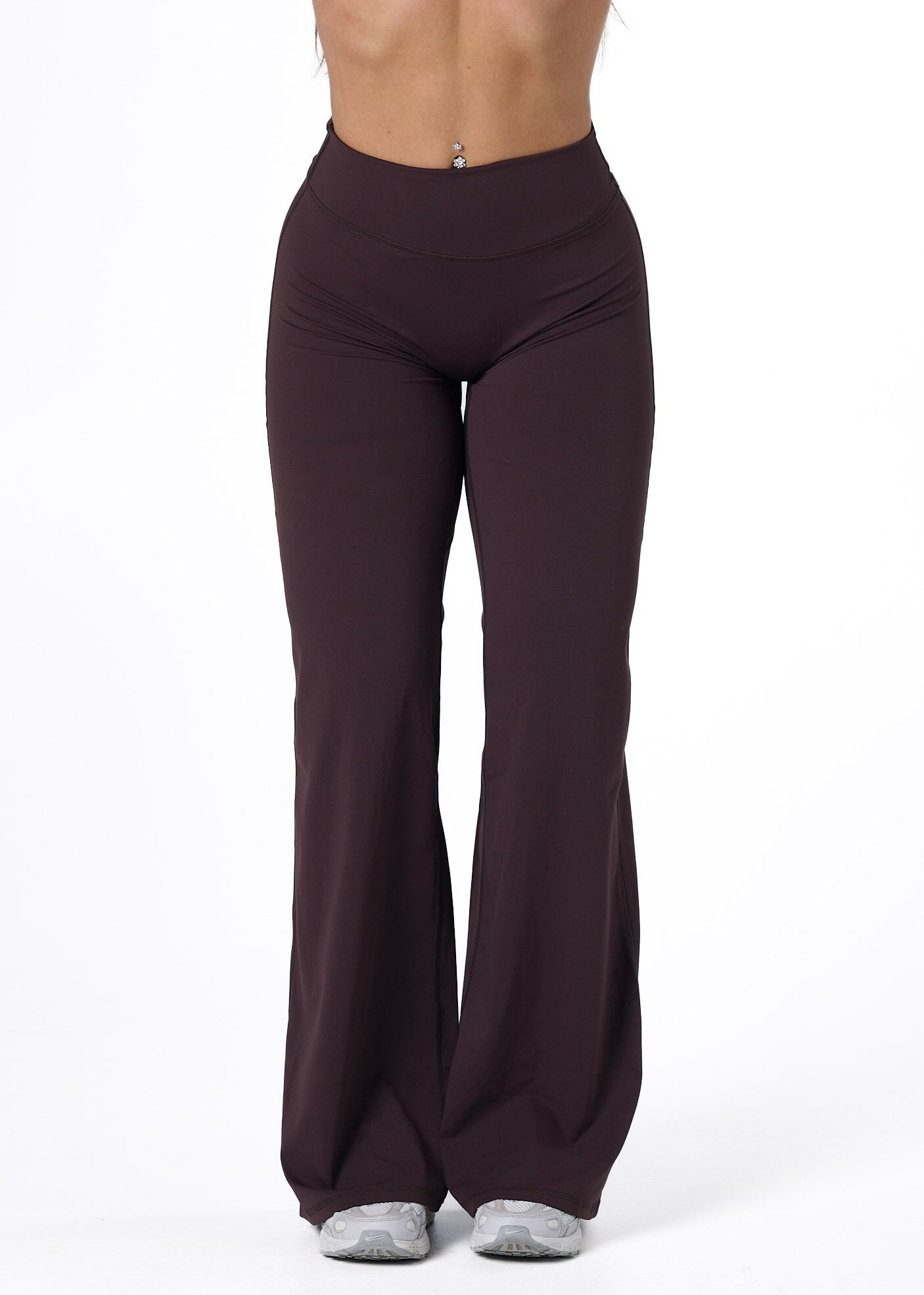 SS STRAIGHT LEG LEGGINGS - ESPRESSO