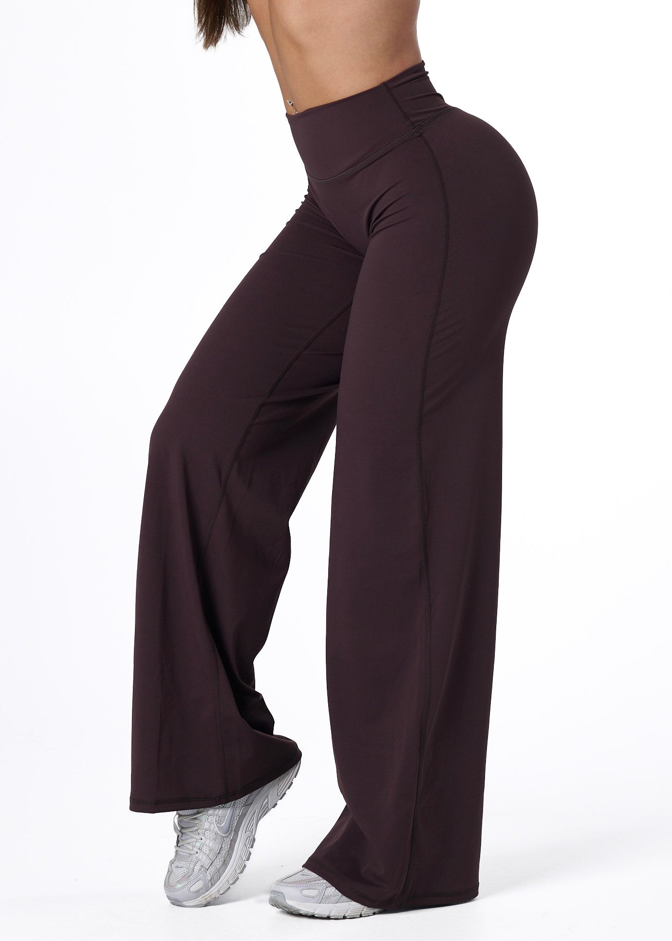 SS STRAIGHT LEG LEGGINGS - ESPRESSO