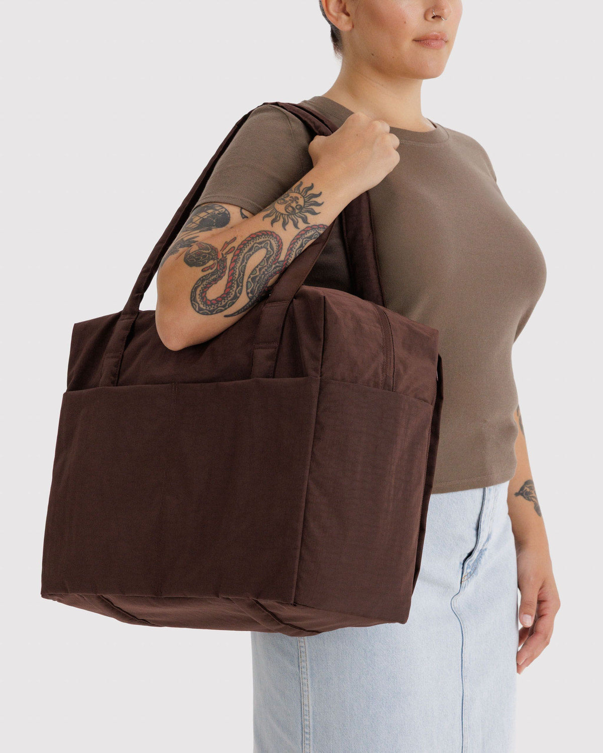 Baggu Cloud Carry-on - Coffee