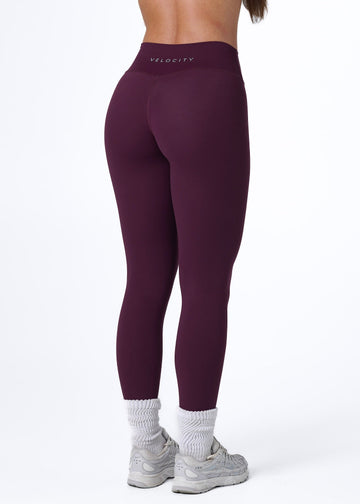 SS LEGGINGS - PLUM
