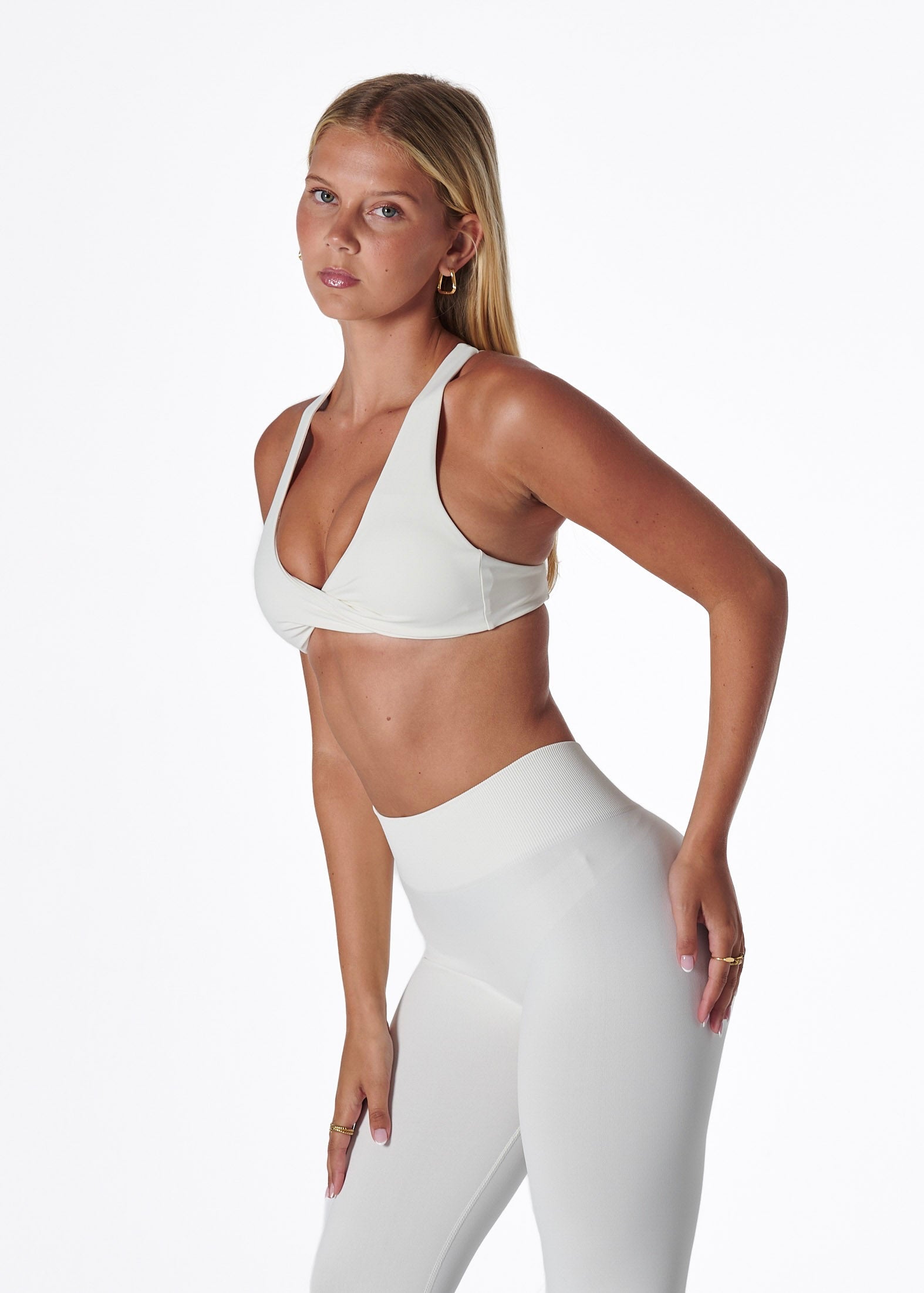 SS TWIST BRA - VANILLA