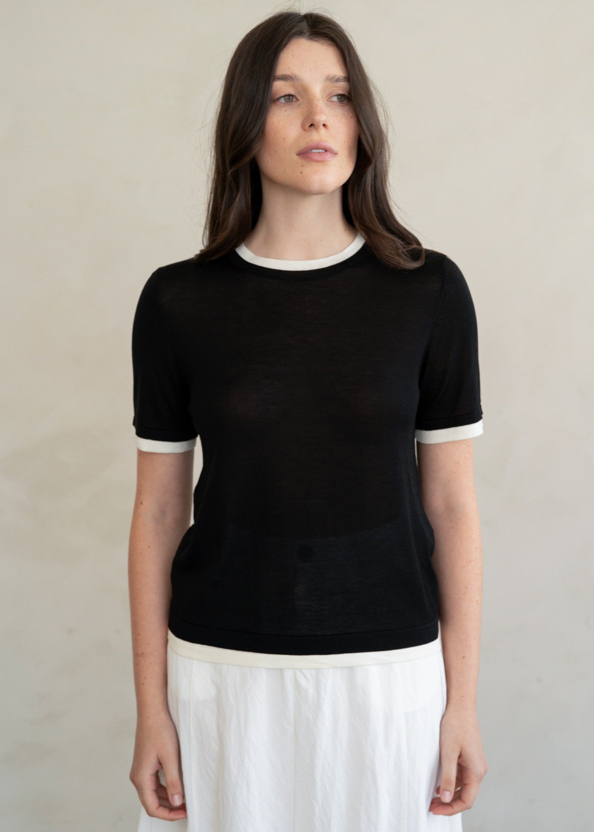 BETHANY BLACK KNIT TOP