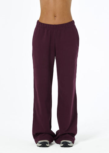 COMFORT TRACK PANTS - PLUM