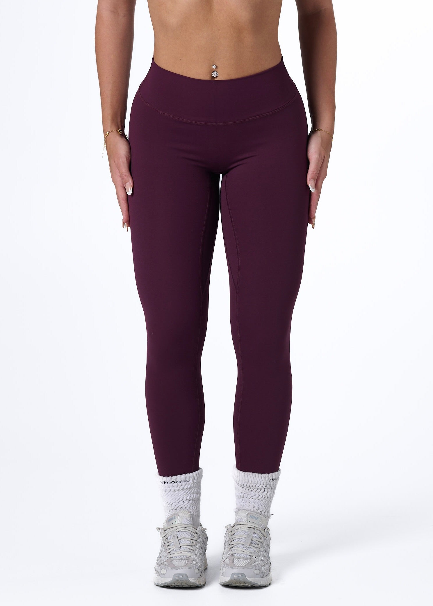 SS LEGGINGS - PLUM