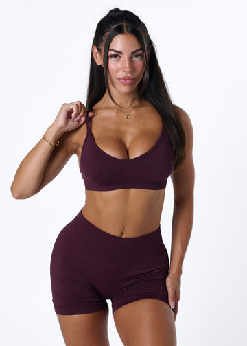 SIGNATURE BRA - PLUM