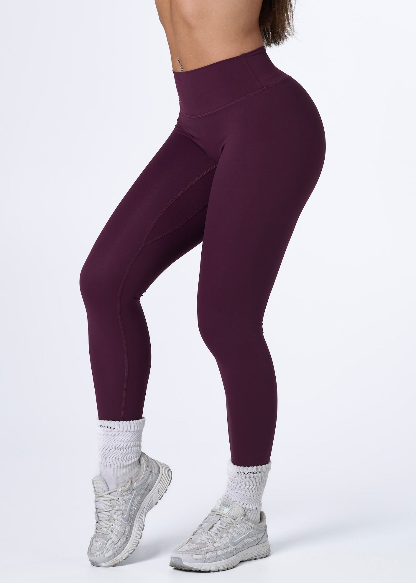 SS LEGGINGS - PLUM