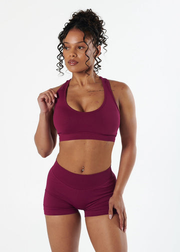 SIGNATURE SPORT BRA - BERRY