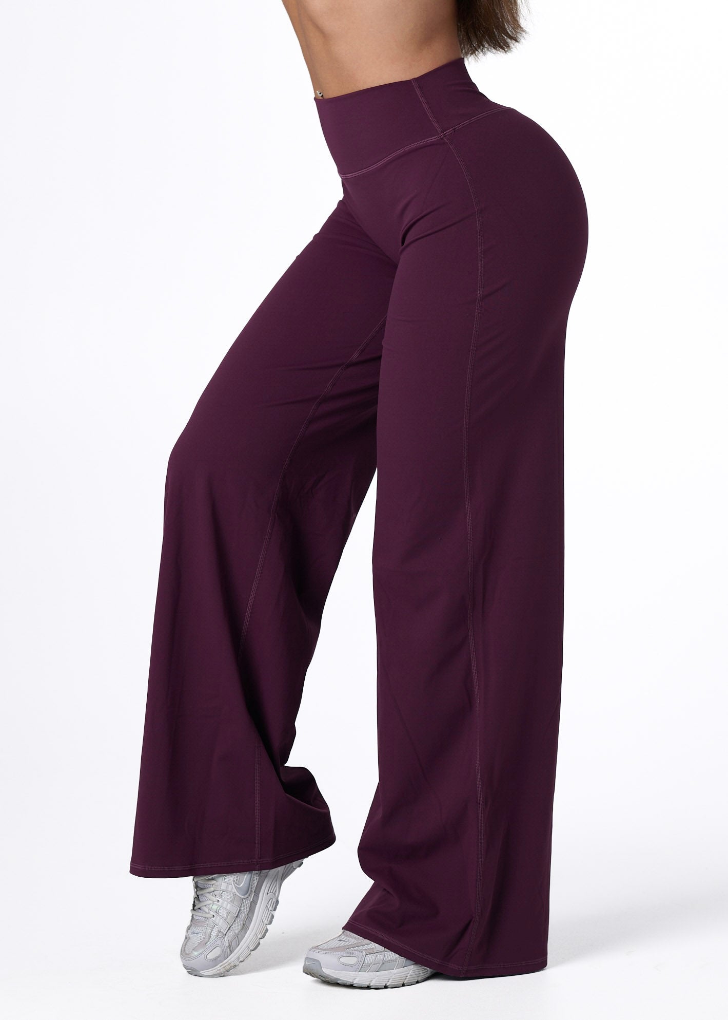 SS STRAIGHT LEG LEGGINGS - PLUM