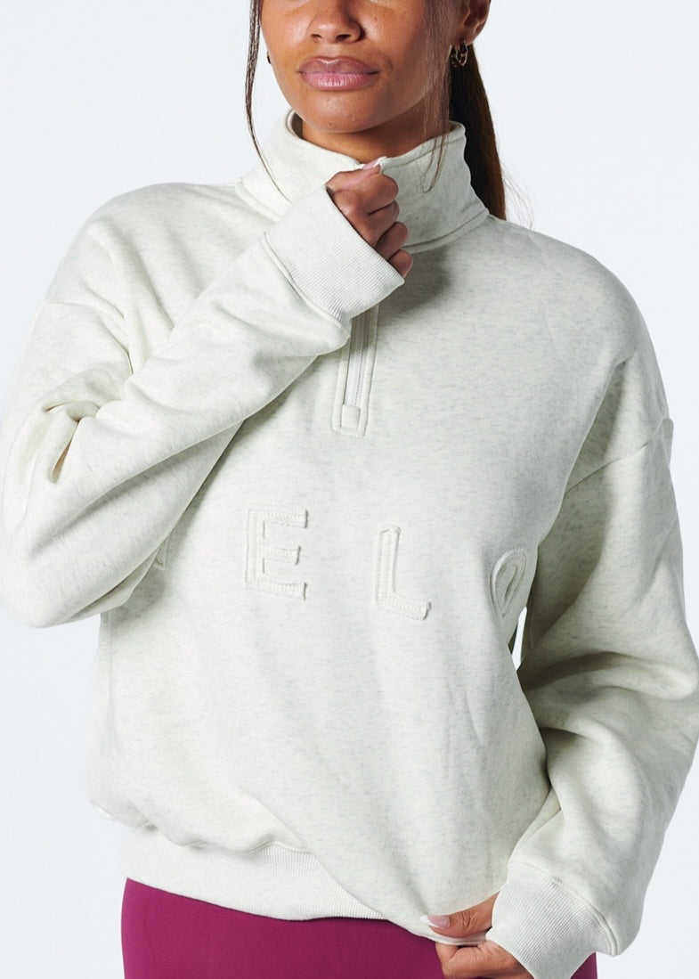 VELO FLEECE QUARTER ZIP - GREY
