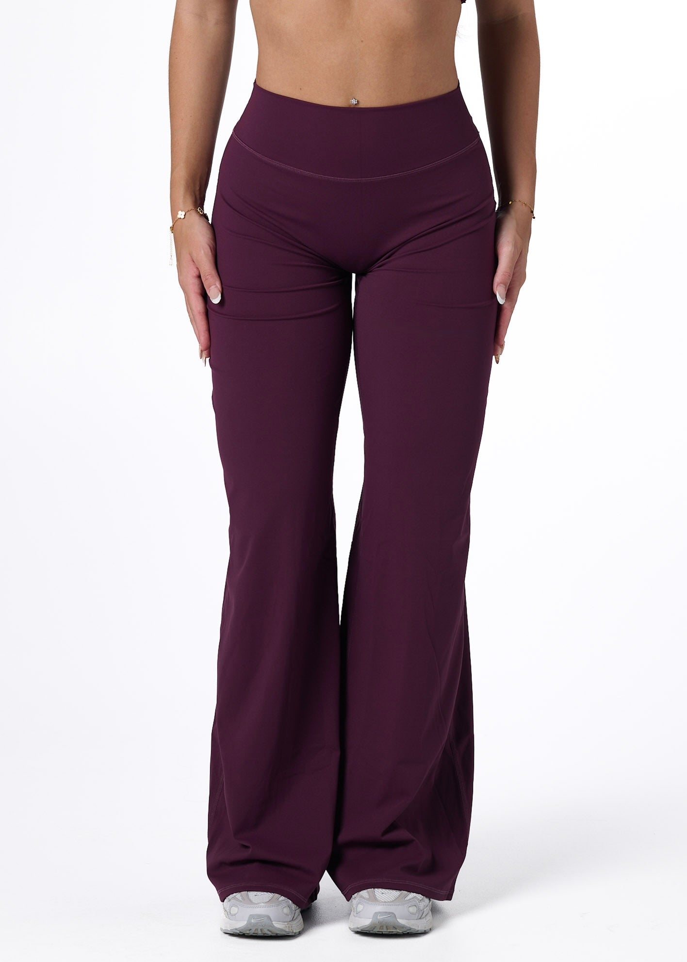 SS STRAIGHT LEG LEGGINGS - PLUM