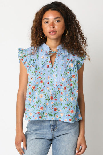 AYLEN COTTON FLORAL TOP