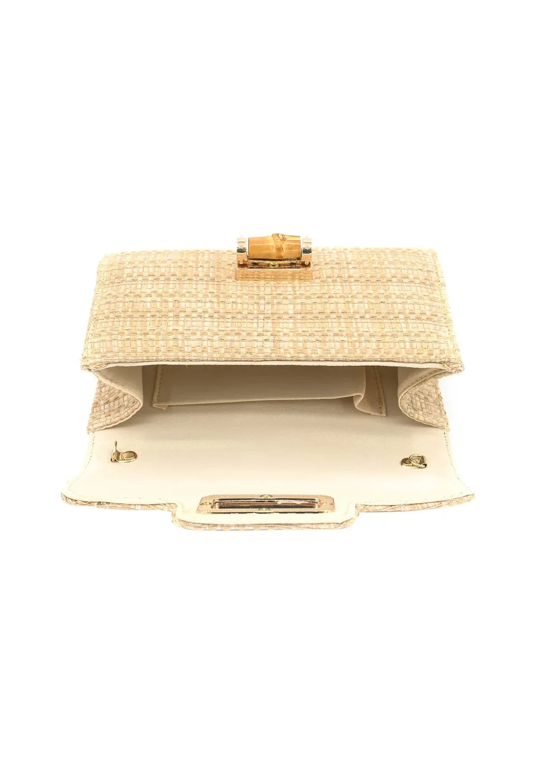 STACY STRAW CLUTCH