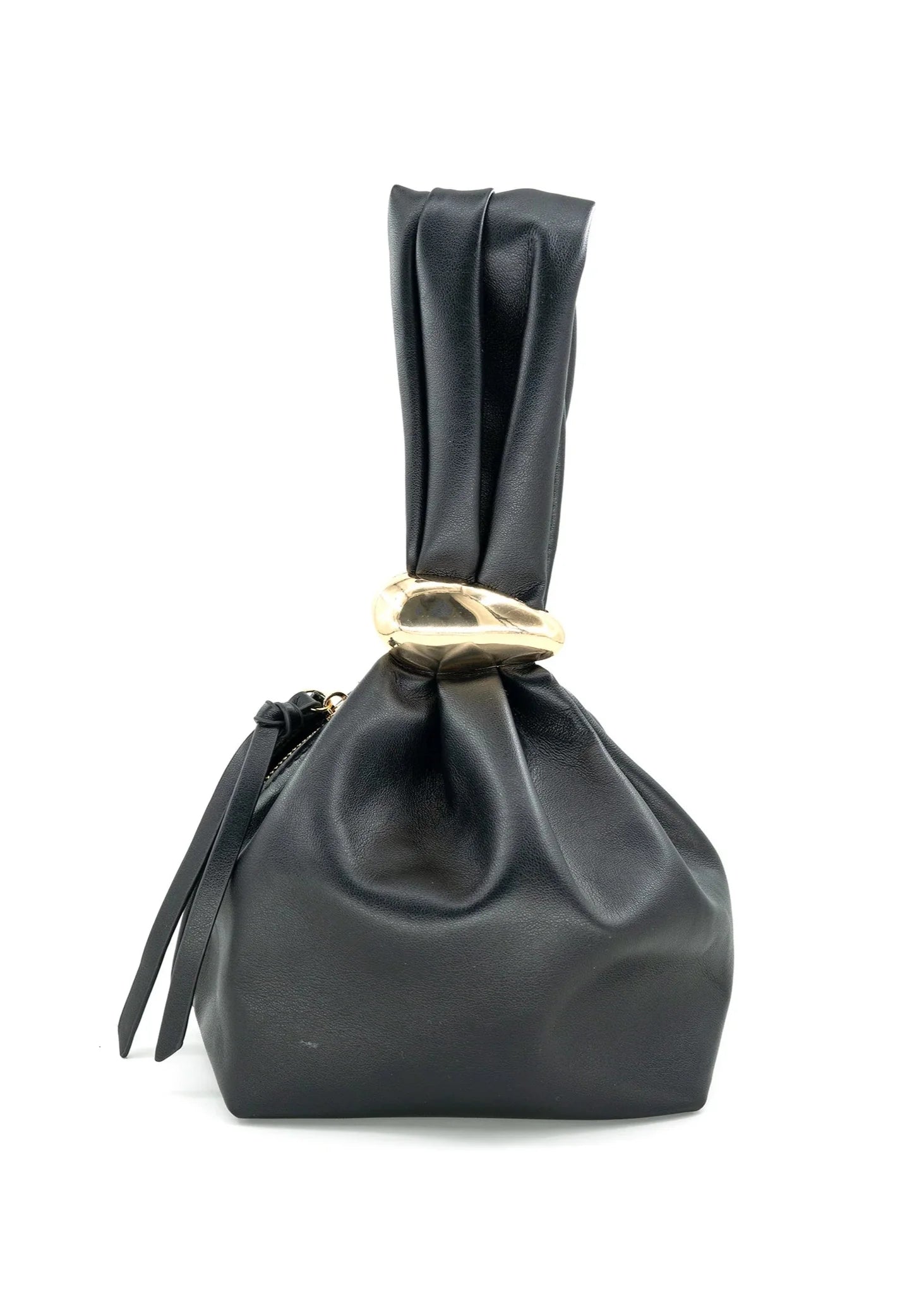 GABRIELA LEATHER WRISTLET HANDBAG