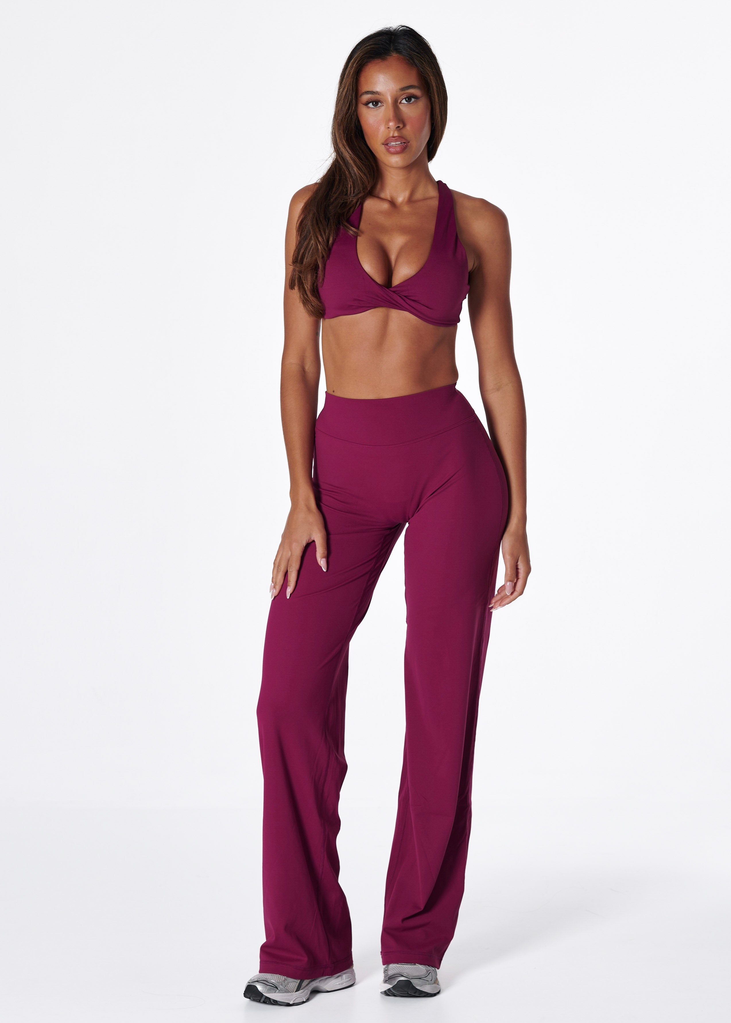 SS TWIST BRA - BERRY