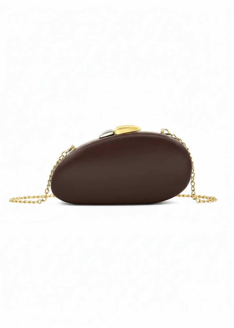 PAULINA LEATHER CLUTCH