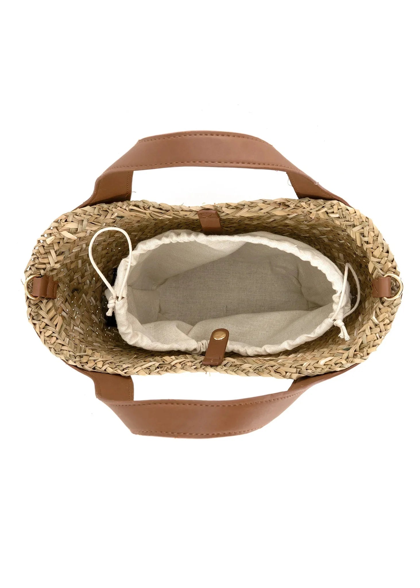 TAHITI WOVEN STRAW BAG