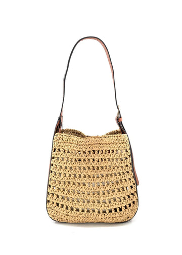 CALLA CROCHET STRAW BAG