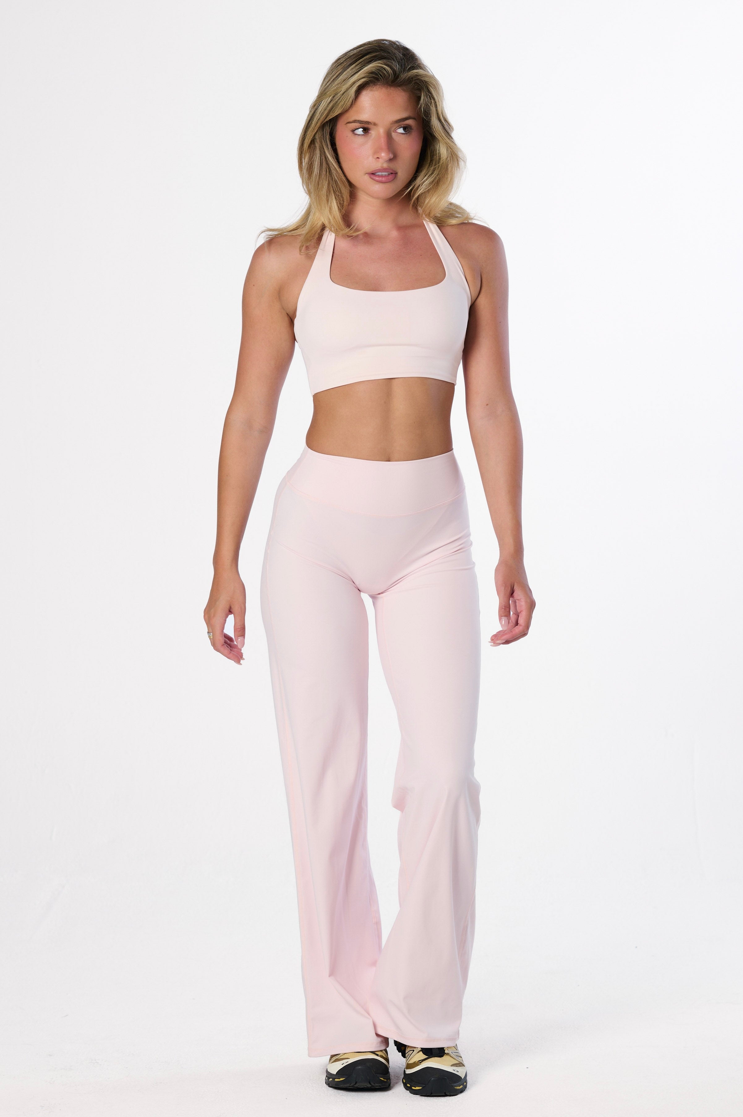 SS HALTER CROP - STRAWBERRY MILK