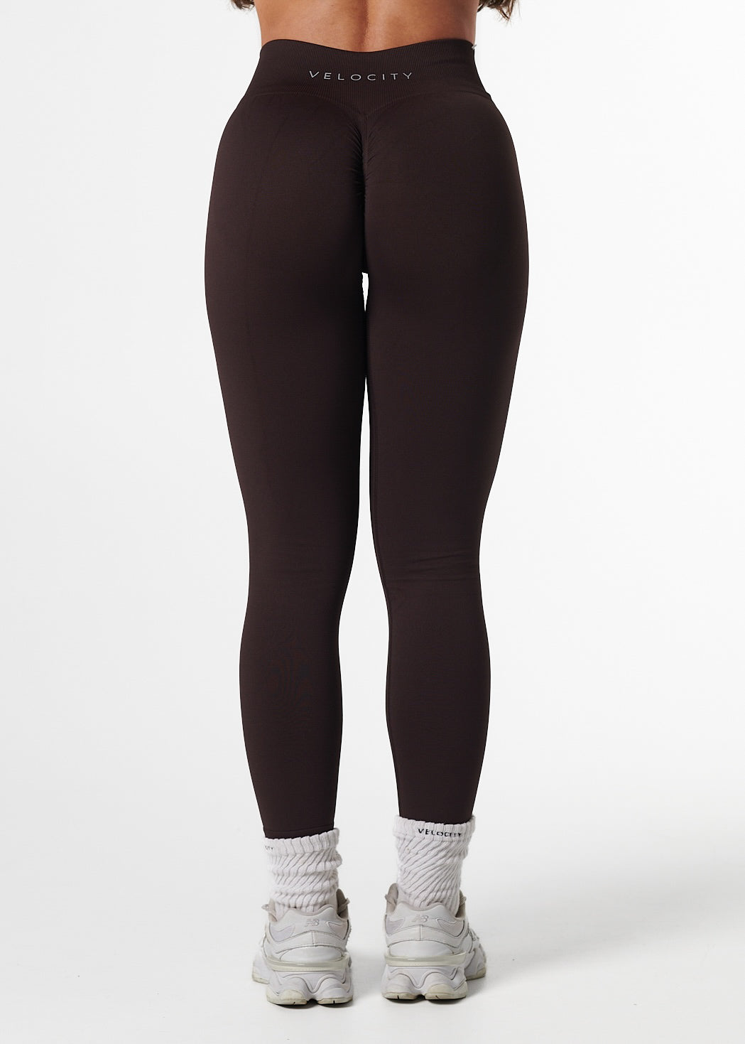SIGNATURE SCRUNCH LEGGINGS - ESPRESSO