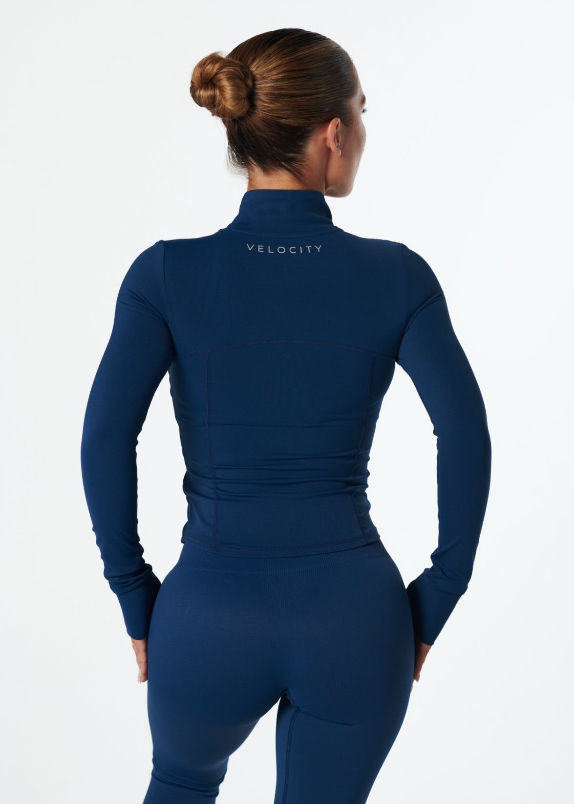 SIGNATURE ZIP JACKET - DEEP BLUE