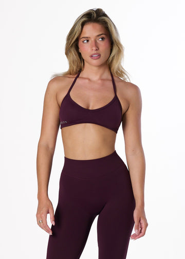 SCULPT V BRALETTE - PLUM