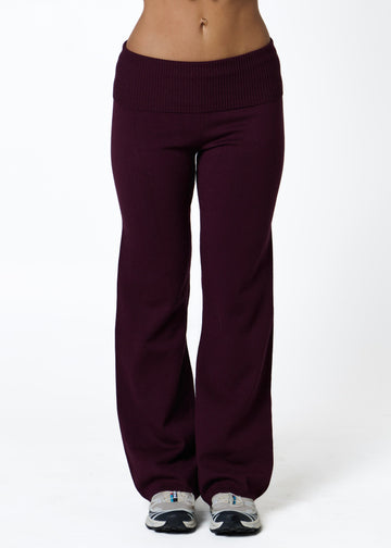 OFF DUTY FLARES  - PLUM