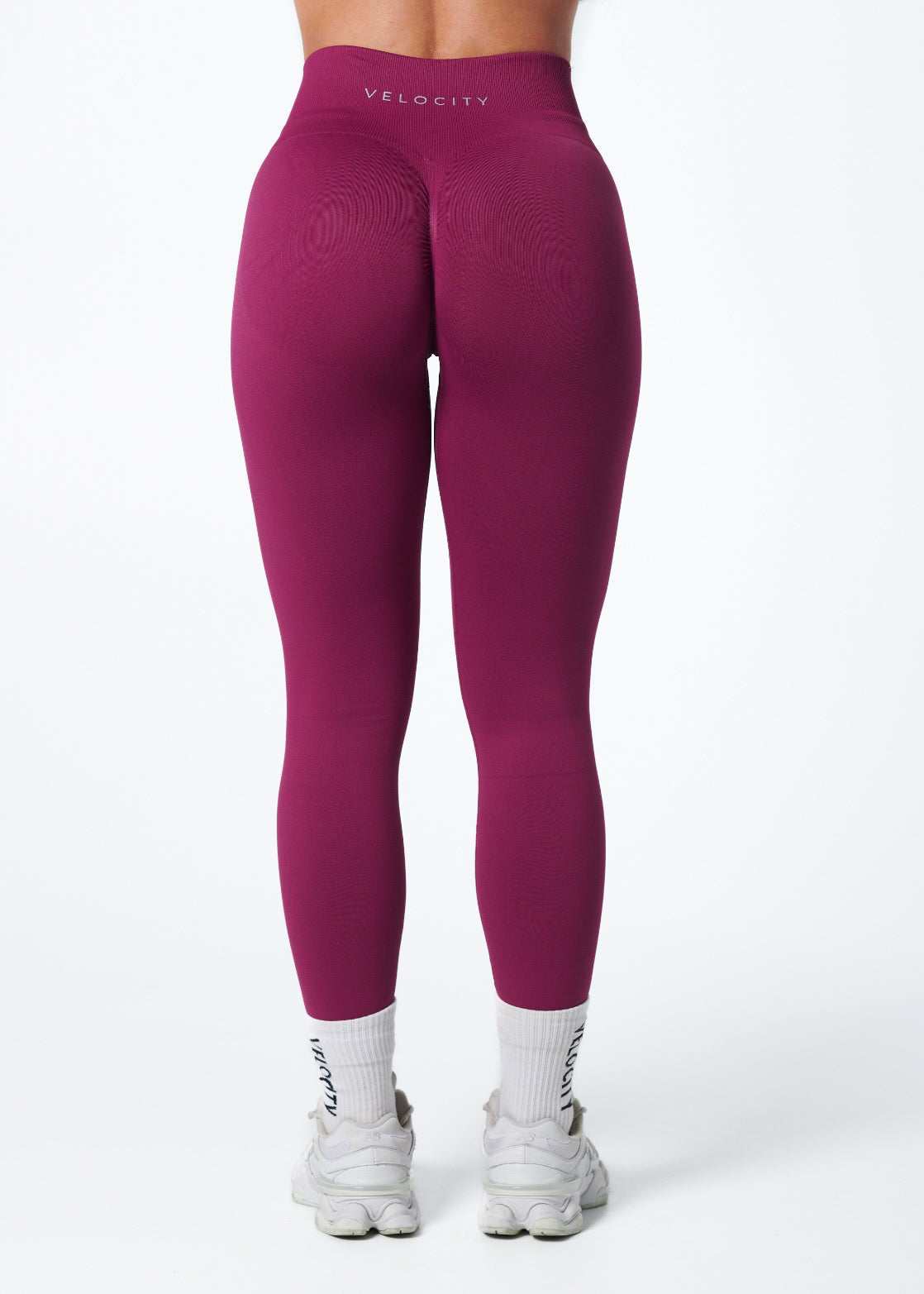 SIGNATURE SCRUNCH LEGGINGS HIGH RISE - BERRY
