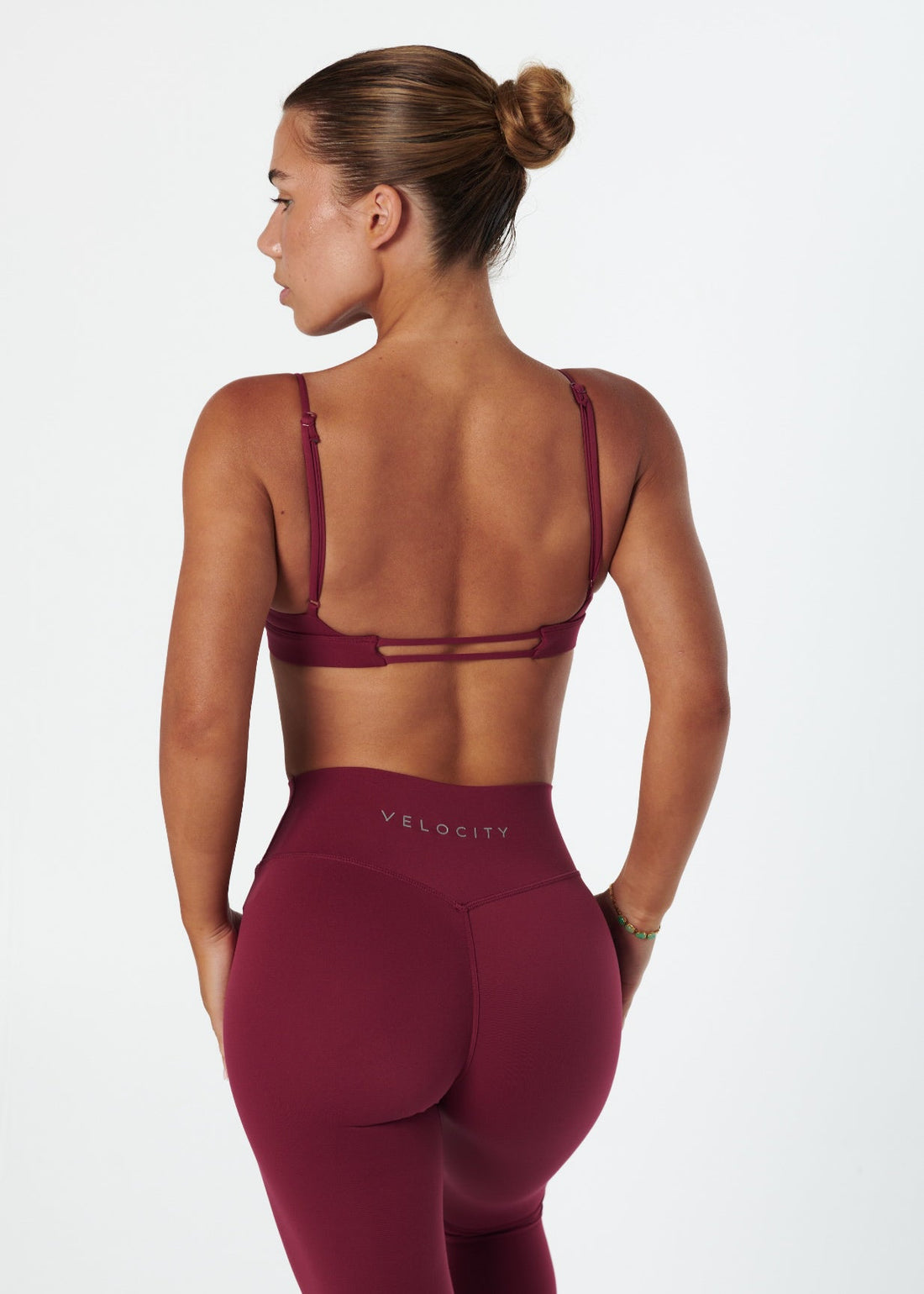 SERENE TRIANGLE BRA - CRANBERRY
