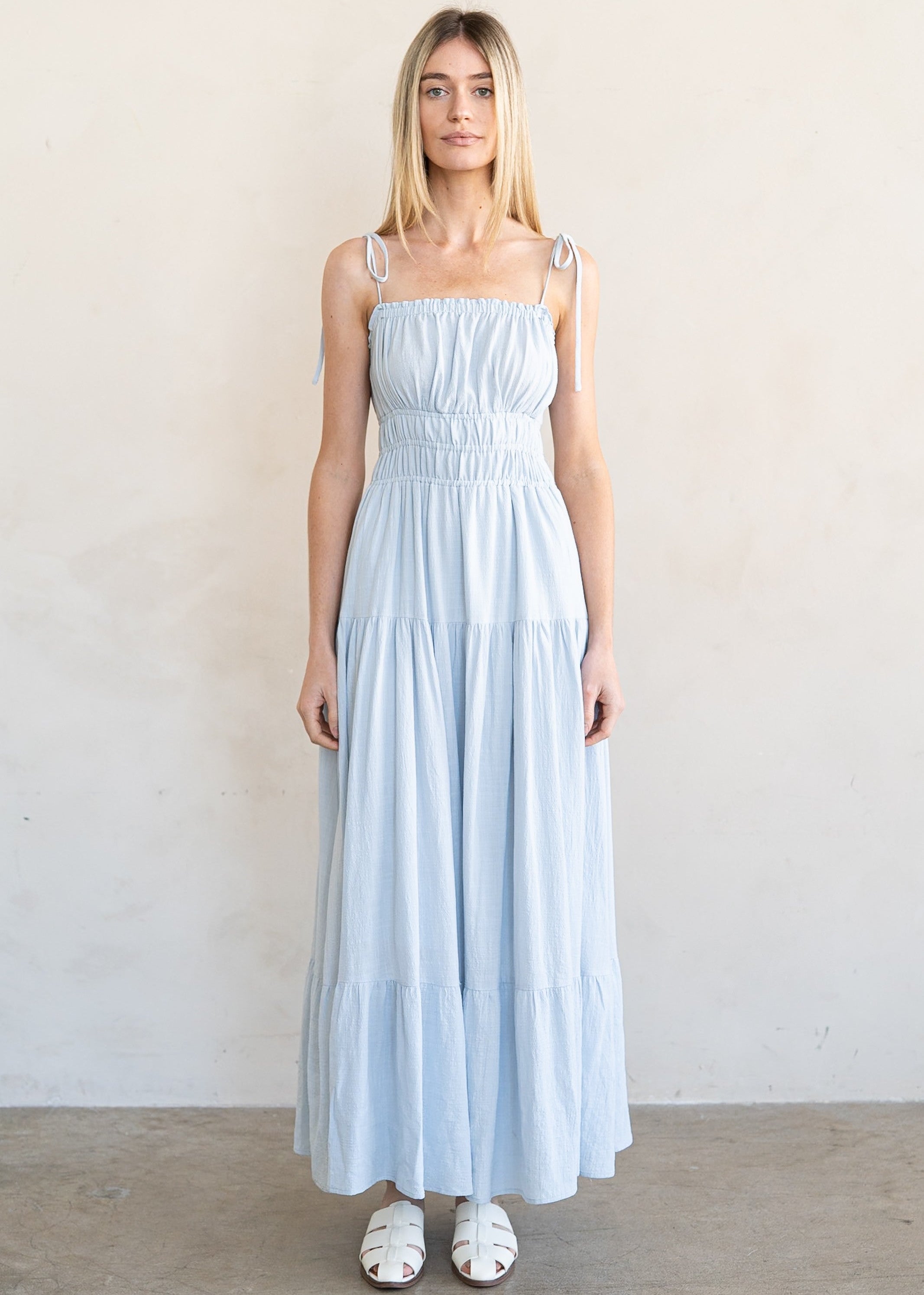 CAROLINE TIERED MAXI DRESS