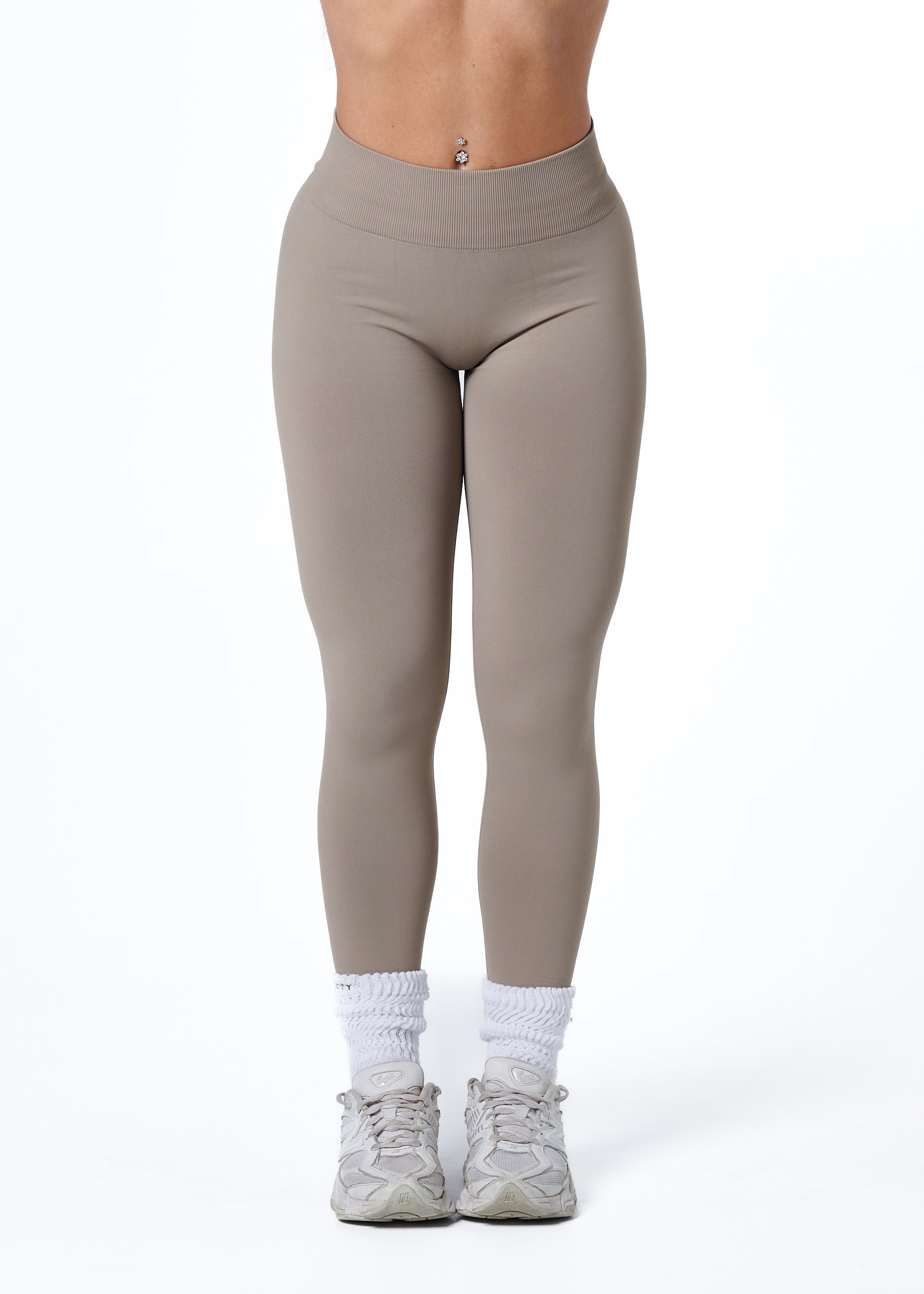 SIGNATURE SCRUNCH LEGGINGS - OAT
