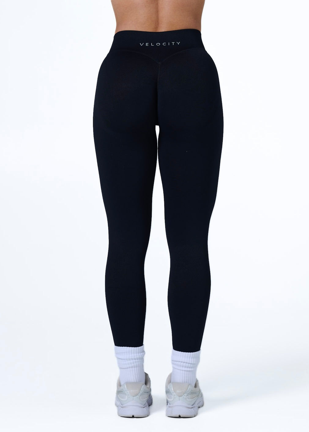 SIGNATURE INVISIBLE SCRUNCH LEGGINGS - LIQUORICE