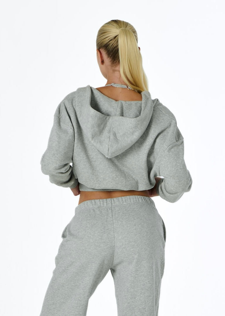 COMFORT ZIP HOODIE - GREY