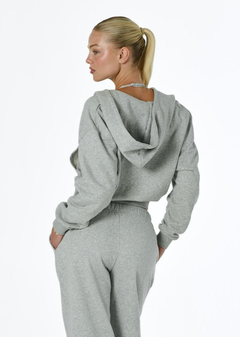 COMFORT ZIP HOODIE - GREY