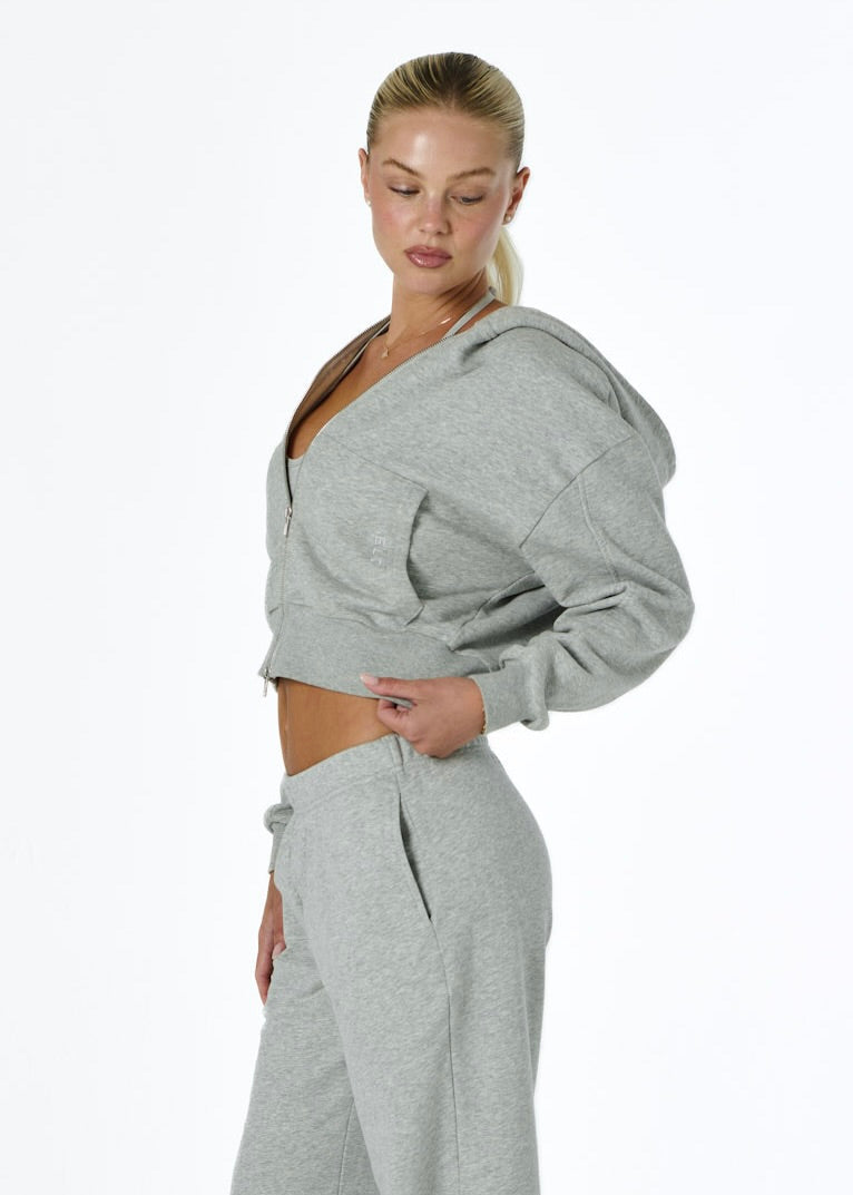 COMFORT ZIP HOODIE - GREY