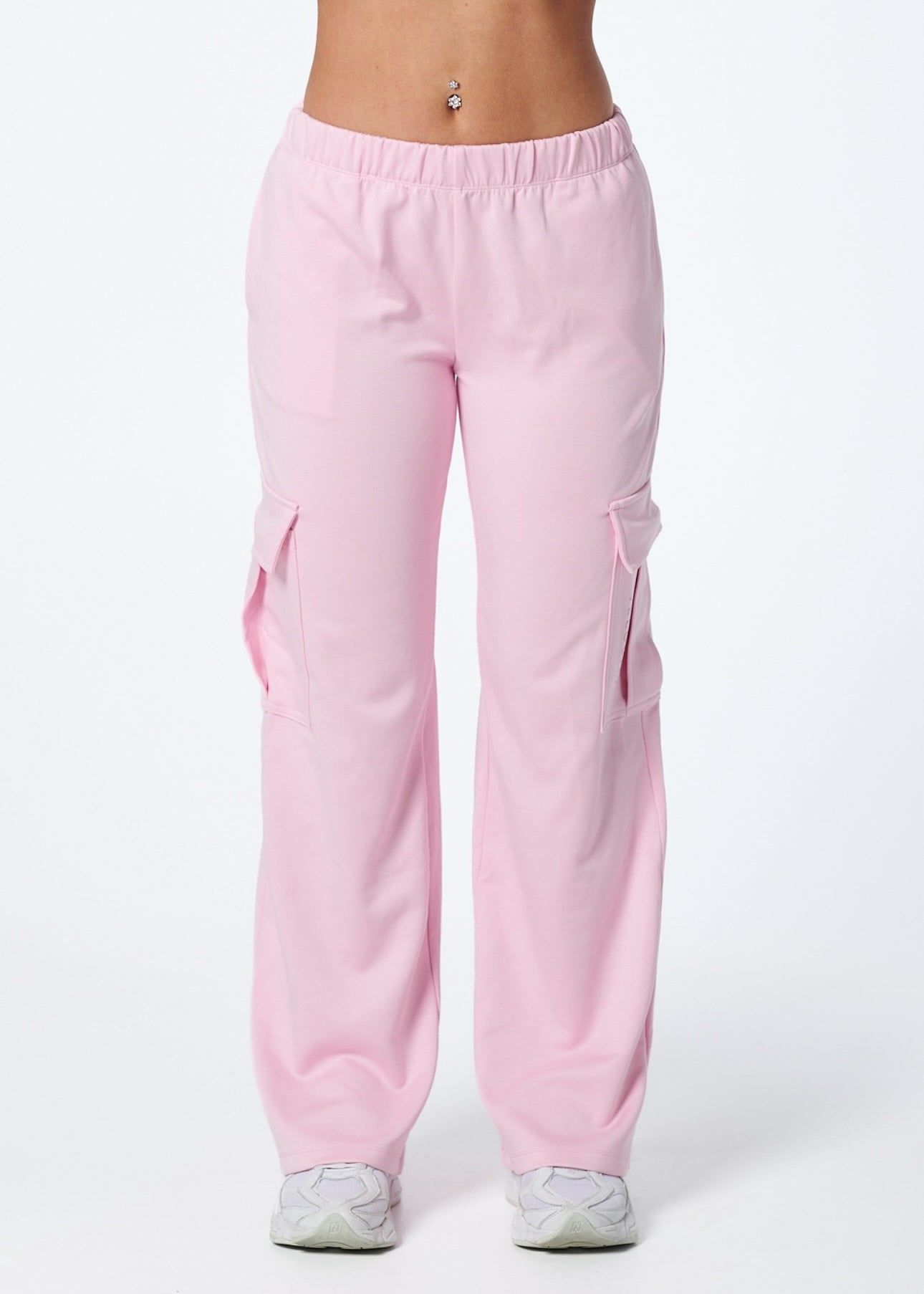 CARGO TRACKPANTS - STRAWBERRY