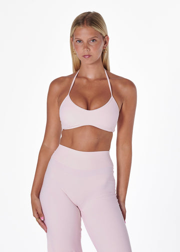 FORM HALTER BRA - STRAWBERRY MILK