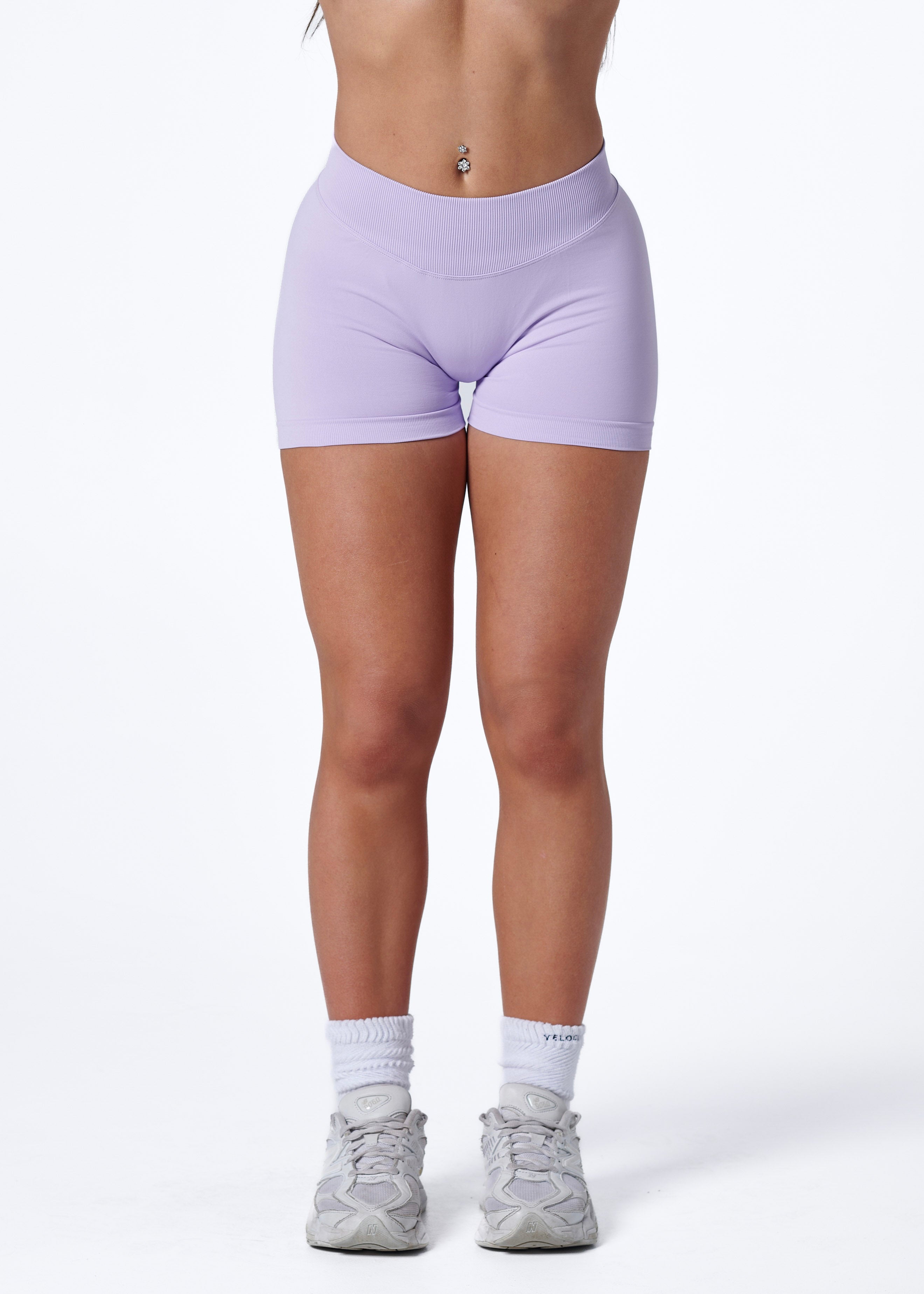 SIGNATURE SCRUNCH SHORTS MINI - ORCHID