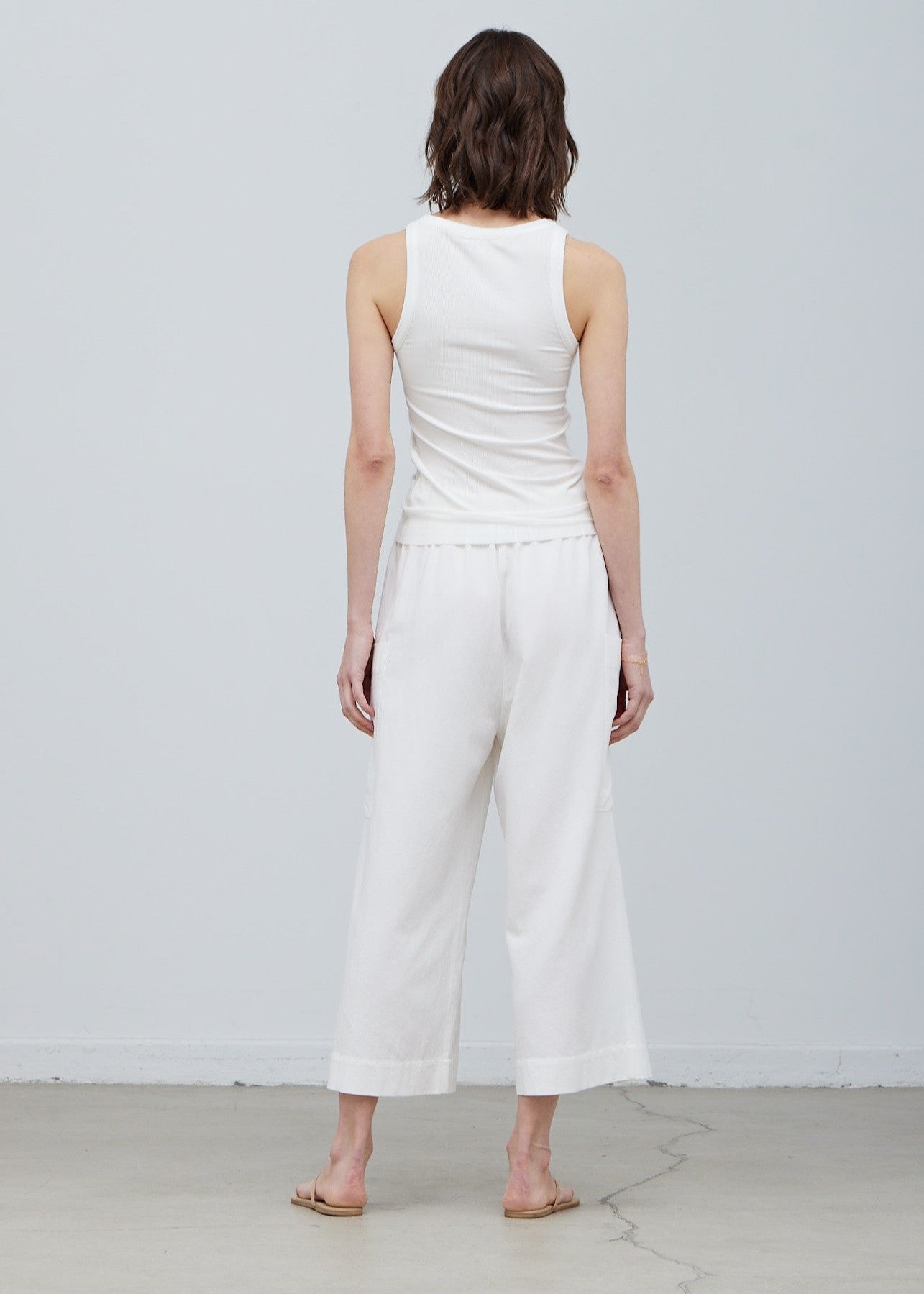 DAISY RIBBED TANK TOP
