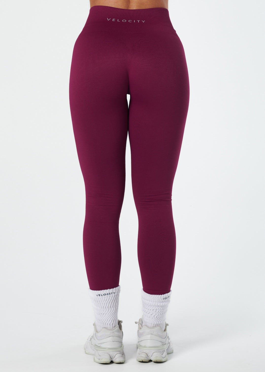 SHAPE SIGNATURE LEGGINGS - BERRY