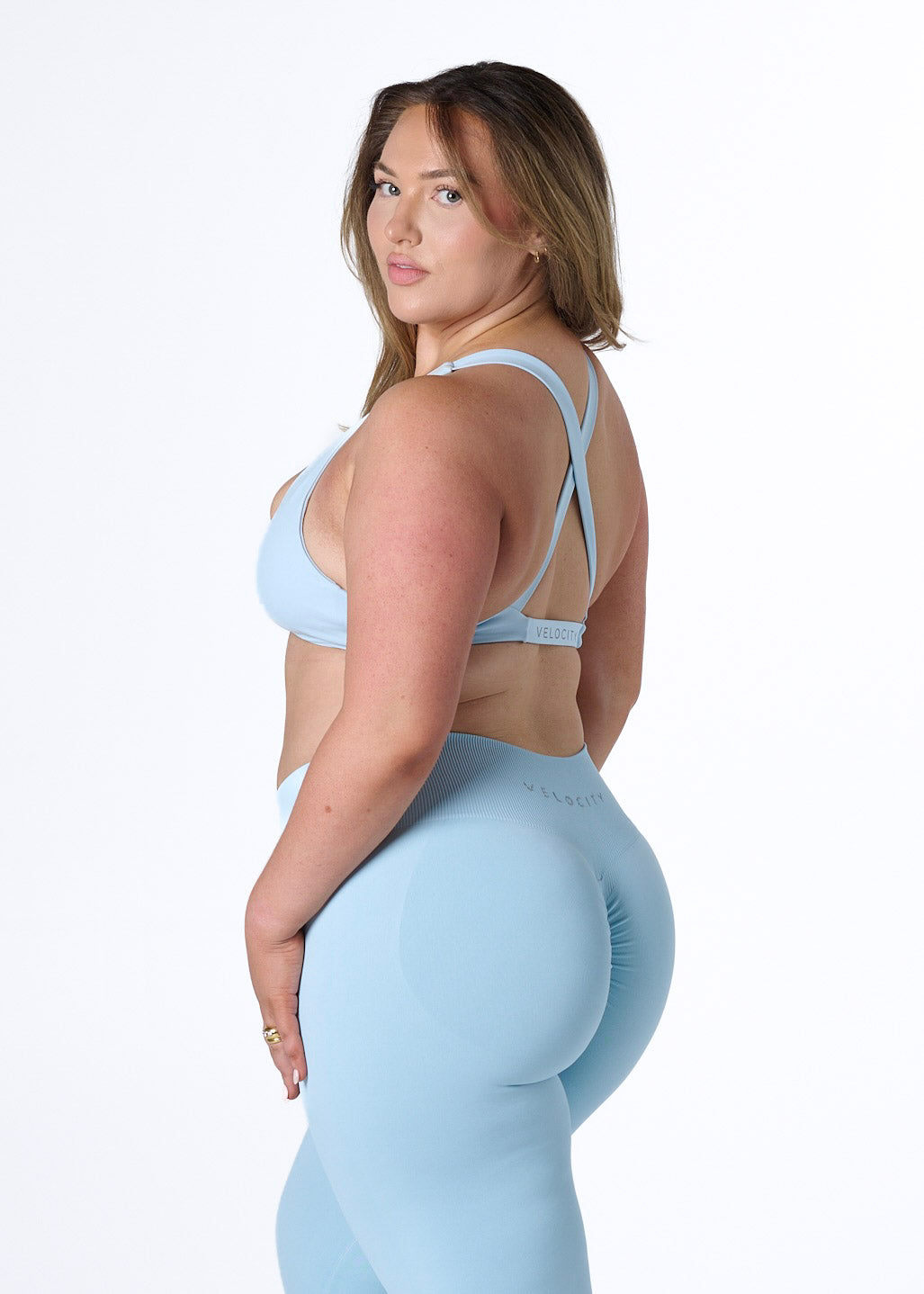SS TWIST BRA - SKY