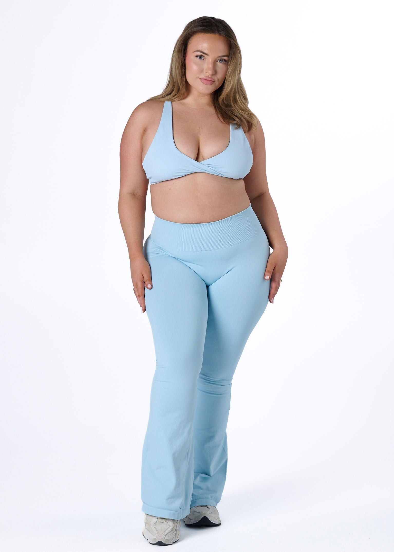 SS TWIST BRA - SKY