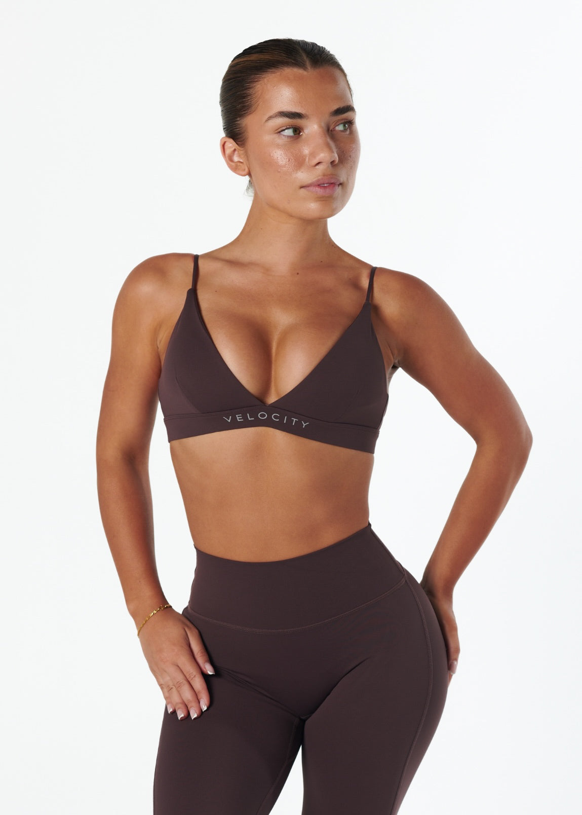 SERENE TRIANGLE BRA - COCOA