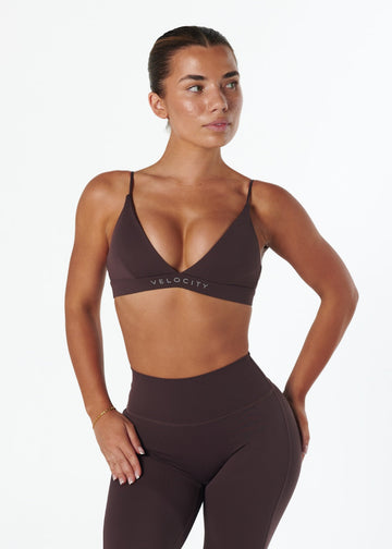 SERENE TRIANGLE BRA - COCOA