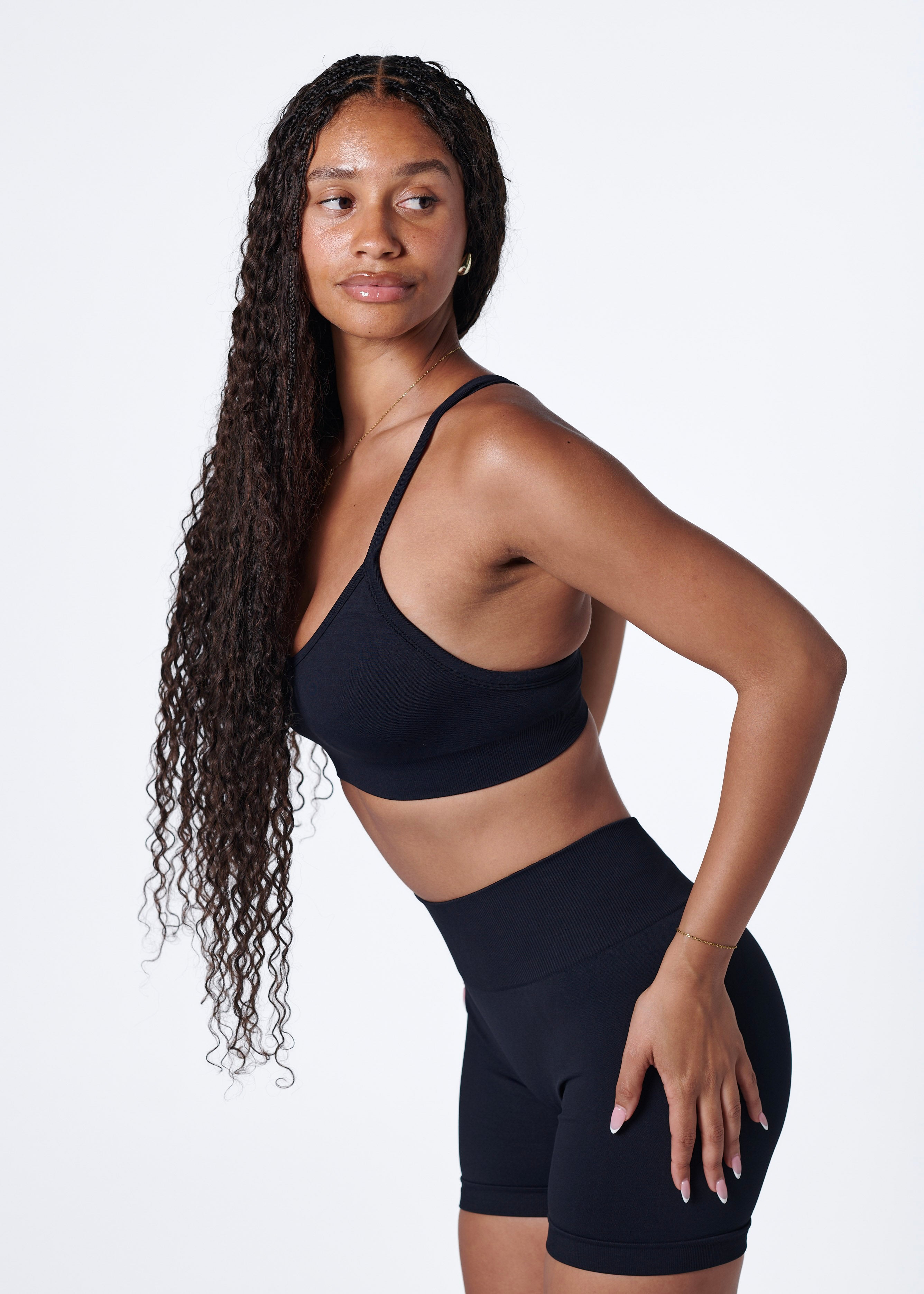 SIGNATURE SUPPORT BRA - LIQUORICE