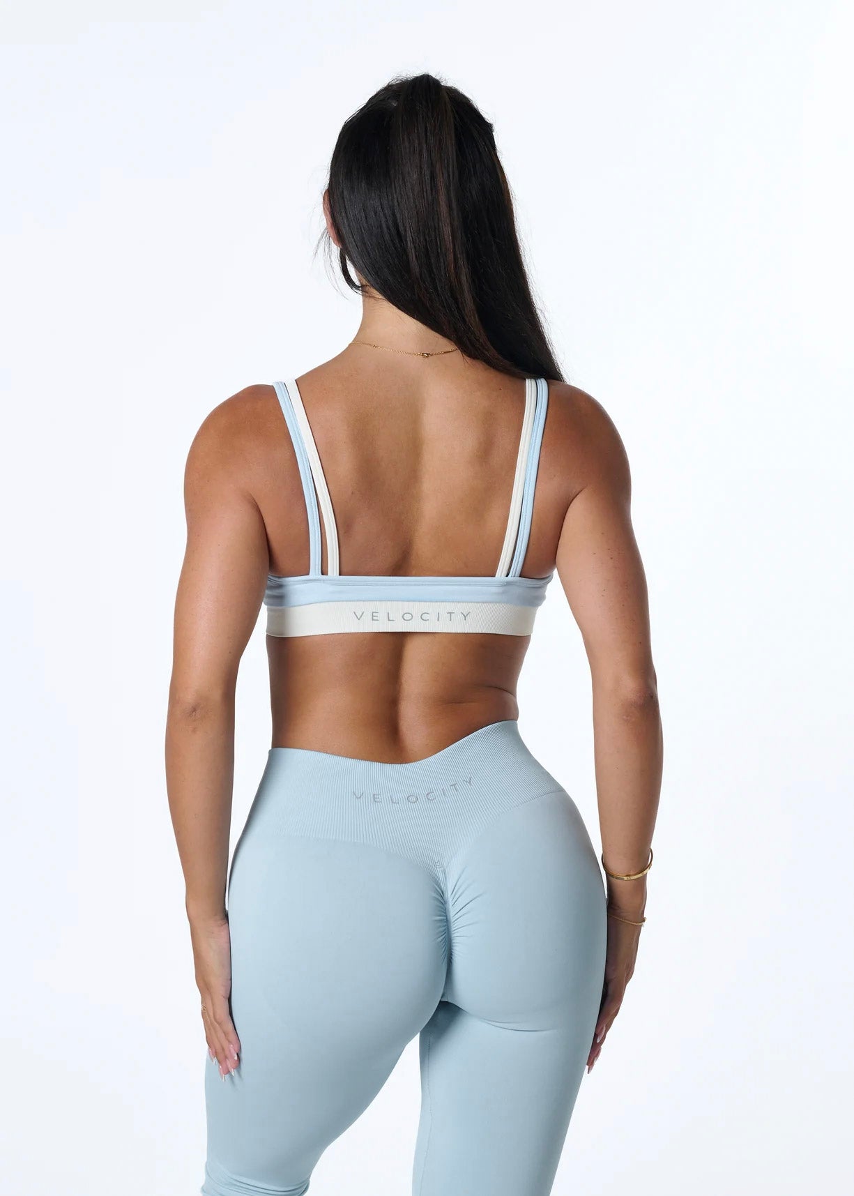 TWO TONE BRA - SKY