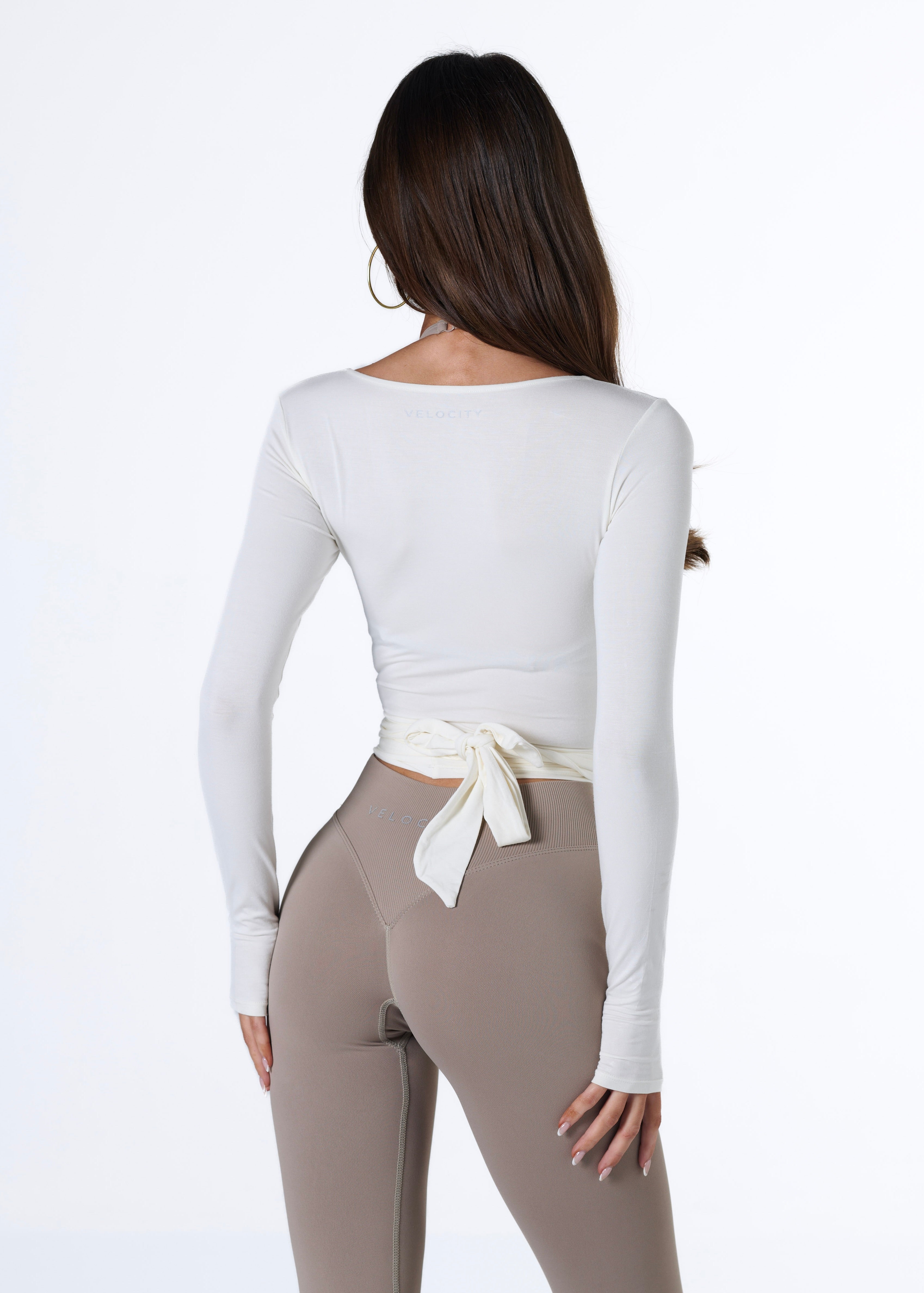 WRAP LONG SLEEVE - VANILLA